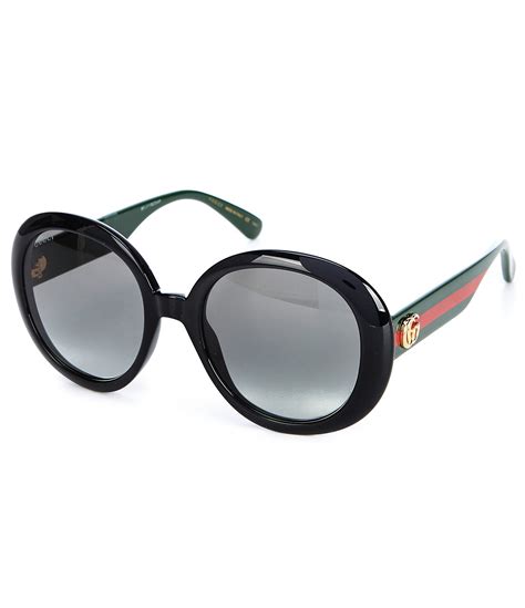 gucci round glasses frame|Gucci 55mm round sunglasses.